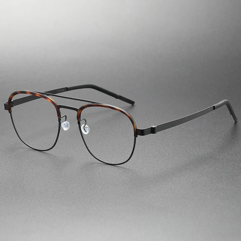 Данияский бренд двойной луч титановая оправа для очков мужские и женские