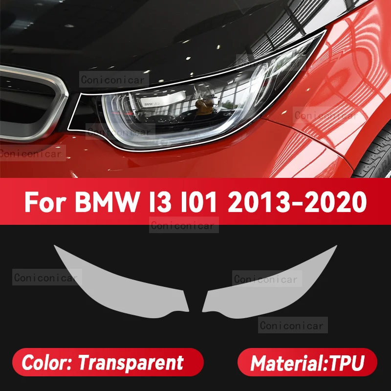 

Для BMW I3 I01 2013-2020 автомобильные фары защитная пленка передний светильник прозрачный ТПУ против царапин аксессуары для фар
