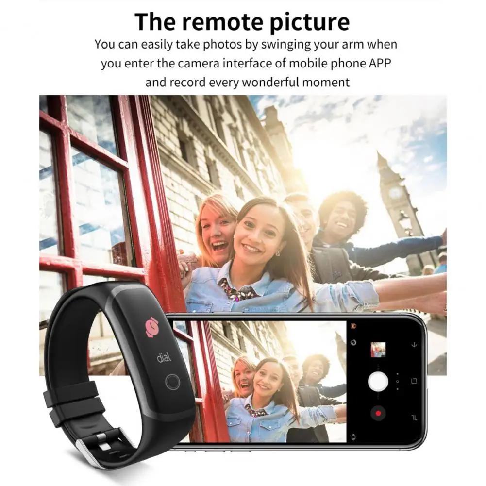 

Умные фитнес-часы T4 с сенсорным экраном и возможностью подсчета расстояния