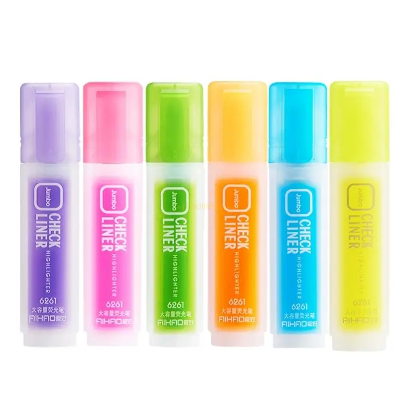 

Chisel Tip Dry-Quickly Non-Toxic Highlighter Markers Pastel Highlighters Set