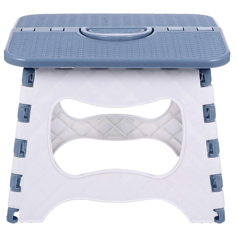 

LUDA Folding Step Stool Foldable Step Stool for Kids Adults Small Fishing Stool Kitchen Garden Bathroom Stool Grey