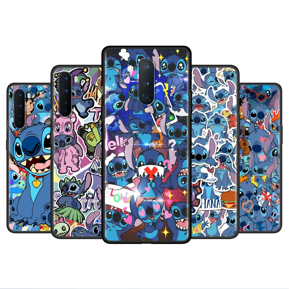 

Black Cover For OnePlus 8T 9 8 7 10 Pro Nord 2 5G N10 9R Phone Soft Case for Oppo A95 A53 A93 F19 Funda Naughty Funny Koala
