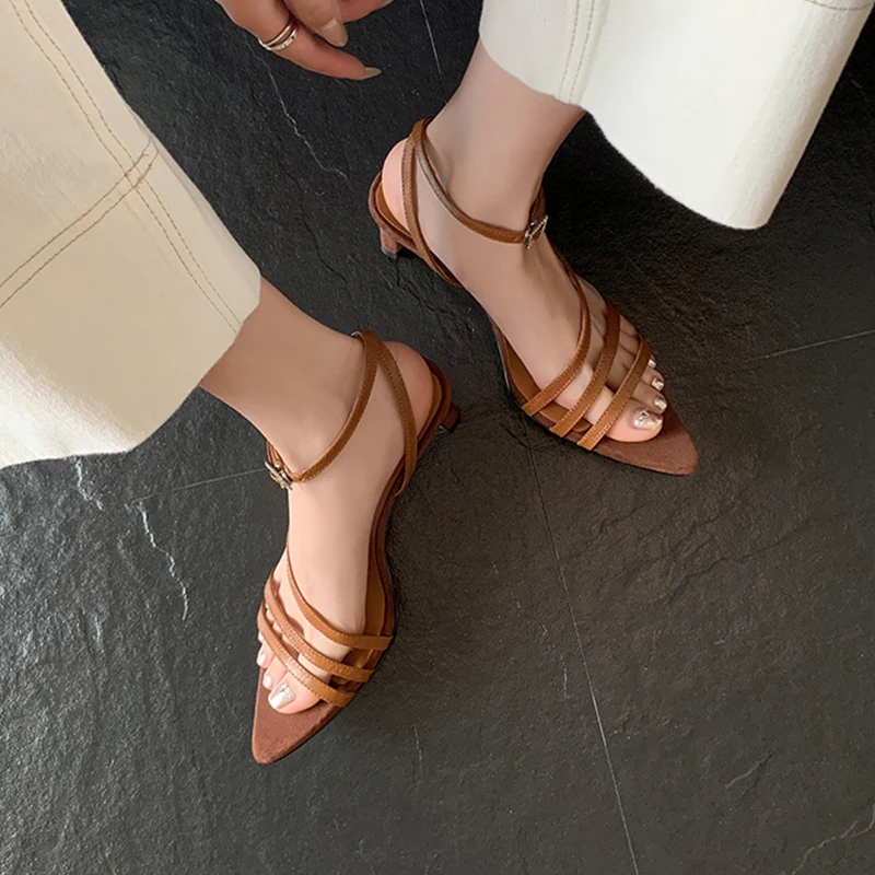 Yozcttaa летние туфли на высоком каблуке размеры 34-39