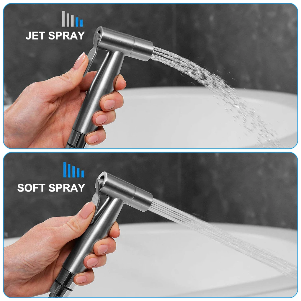 

Ручной распылитель для биде из нержавеющей стали 304, сменный кран для воды в ванную комнату, насадка для душа, спрей для отеля типа 3