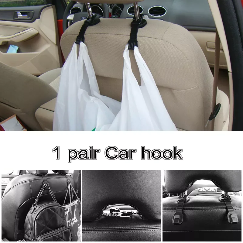 

NEW2023 1Pcs Car Sticker Holder Auto Fastener for Cable Headphone Key Wall Hanger Car Clips USB Cable Organizer Storage Car Hook