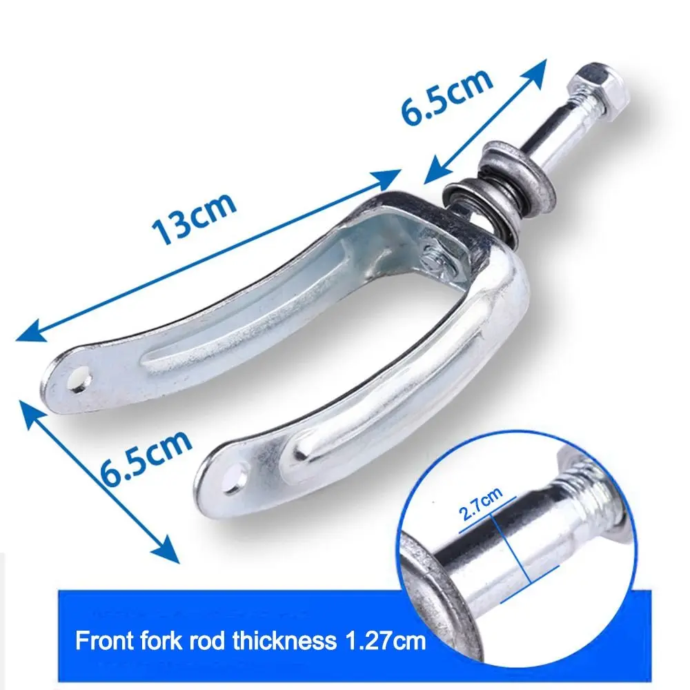 Стальная вилка для инвалидной коляски износостойкая с подшипником кронштейн