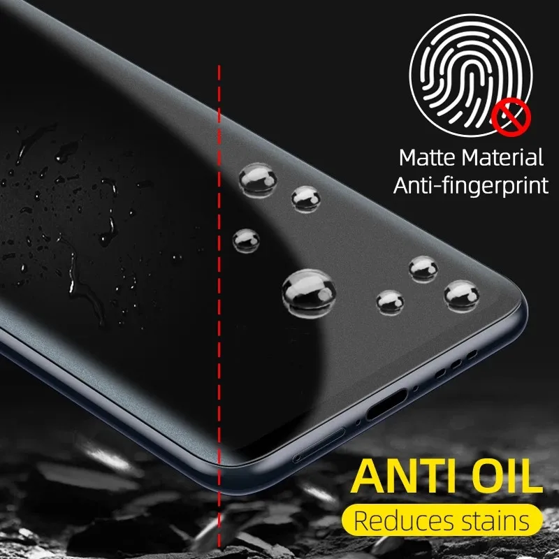 1-4 шт. матовая Гидрогелевая пленка для Samsung Galaxy S21 S20 Ultra S10 S9 S8 Plus Note 20 10 9 защитные