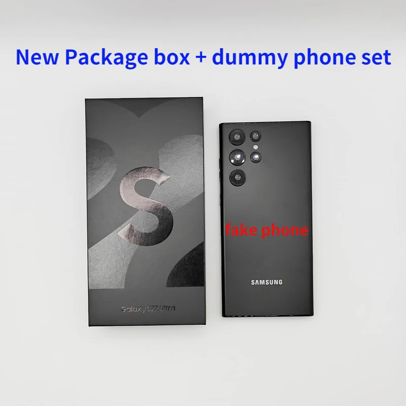 Для S23 Ultra/S23 + Samsung S22/S22 +/S22 ультра новая пустая упаковочная коробка муляж телефона