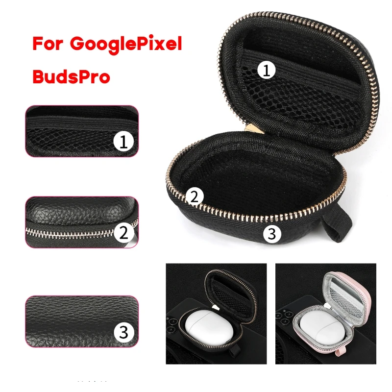 

Shockproof Flexible Holder Cover for Pixel Buds Headset Storage Case Earbud Sleeve Eco-friendly Cover Accessories L21D
