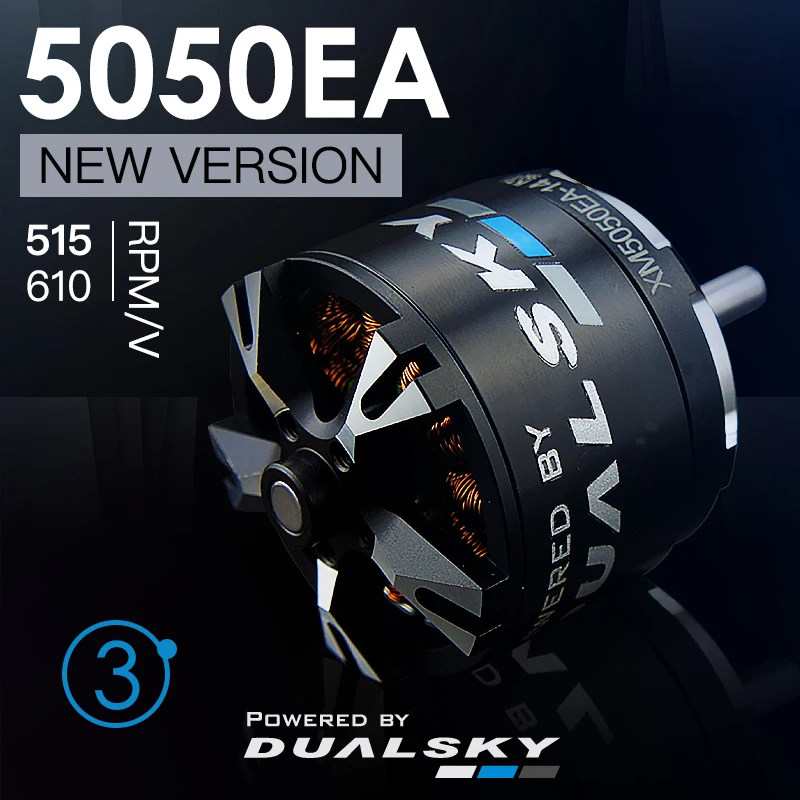 

Dualsky New Version 3rd XM5050EA Brushless Outrunners Motor 250KV 515KV 610KV For 70E RC Airplane