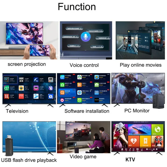32 inch Intelligent Network TV Ultraclear 1920x1080 Smart Television LED Screen Computer Monitor WiFi Wireless Screen Projection 4