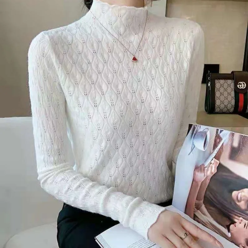 

Женская трикотажная водолазка, Осень-зима 2023