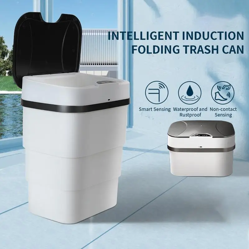 

Mini Waste Bin Trash Can Plastic Desktop Garbage Basket With Cover Table Scissors Pencil Household Office Storage Accessories