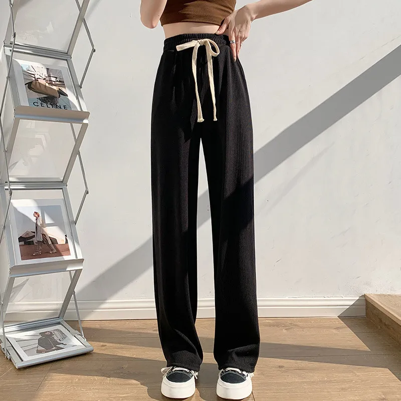 Штаны женские весенне-летние эластичные свободные для бега | Женская одежда