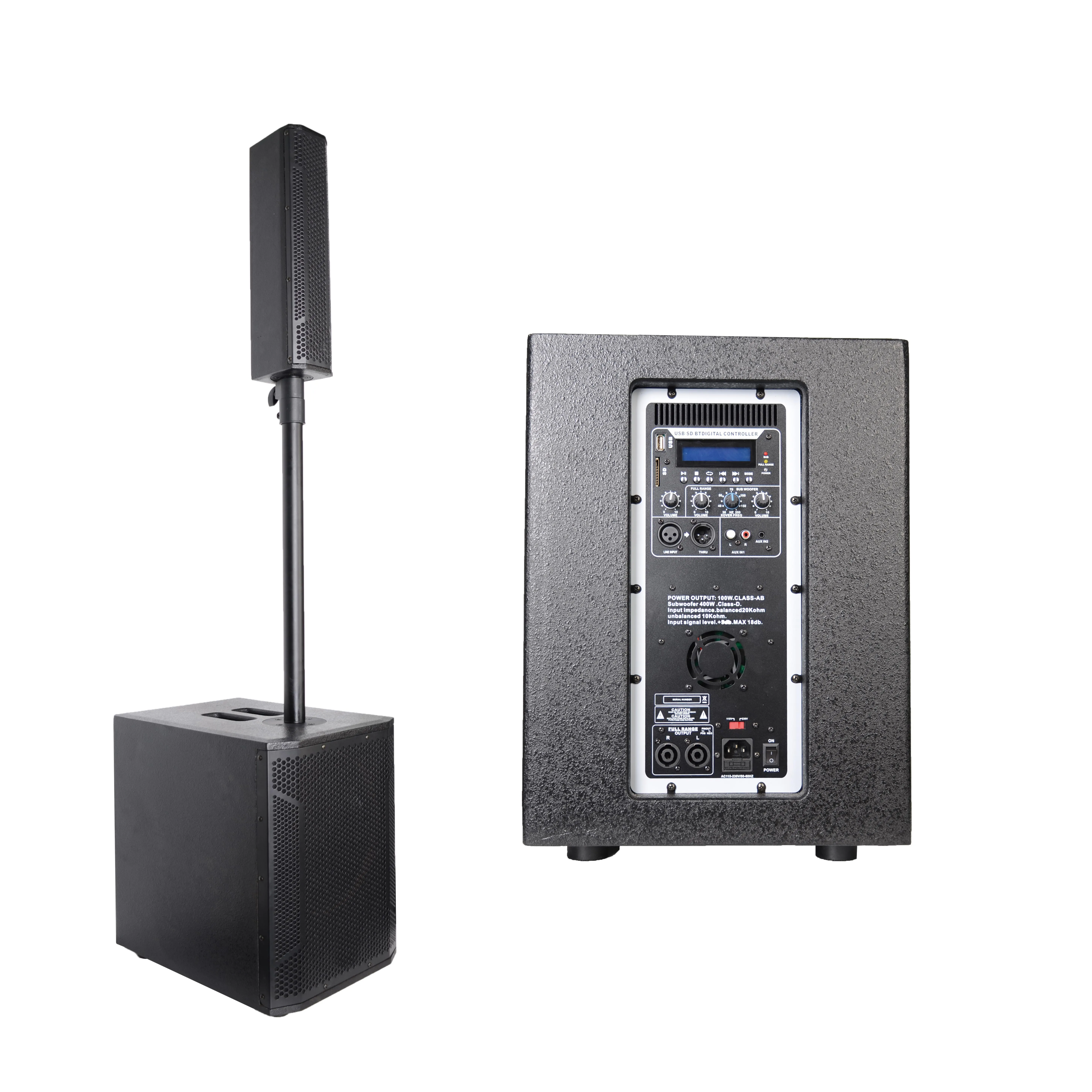 

Accuracy Pro Audio WI158ADUSB-BT New Professional Powered Active Column Speaker Portable Live Sound System