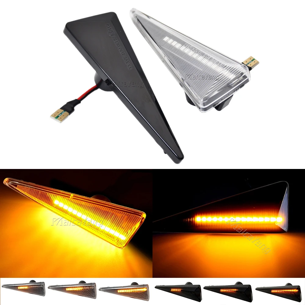 

LED Dynamic Side Marker Turn Signal Light Sequential Lamp For Renault Espace MK4 Vel Satis Wind Avantime Megane CC Scenic 2