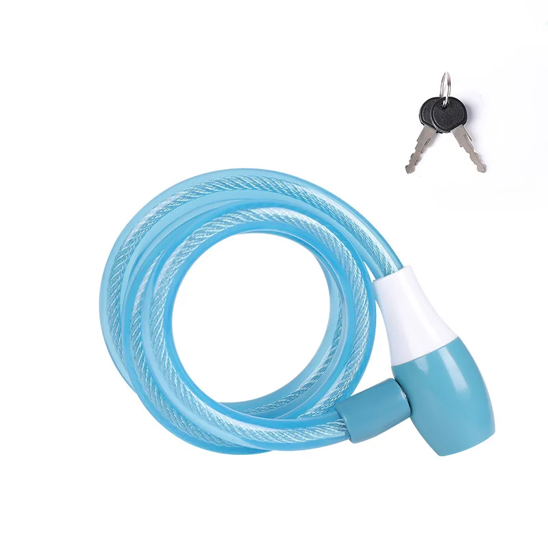 

Mountain Bike Bicycle Lock Anti-theft Cable Lock 1.2m Waterproof Cycling Motorcycle Cycle MTB Bike Security Lock with 2 Keys