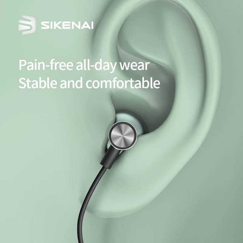 

Наушники Sikenai USB Type C, стерео гарнитура с проводным управлением, цифровые наушники с микрофоном для Google, Samsung, Huawei, Xiaomi, iPad Pro