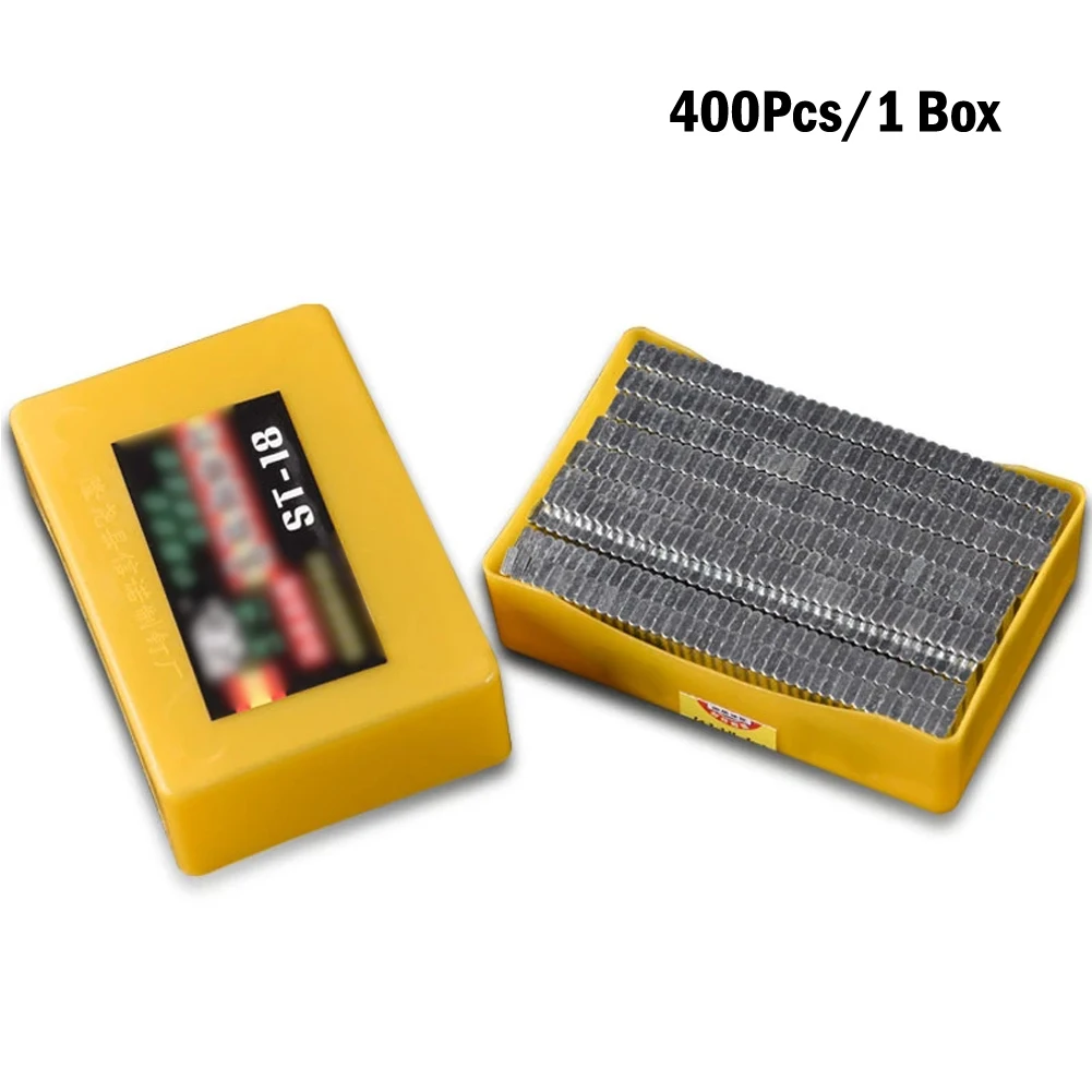 400pcs/Box Steel Nails For Electric Straight Staples Pneumat