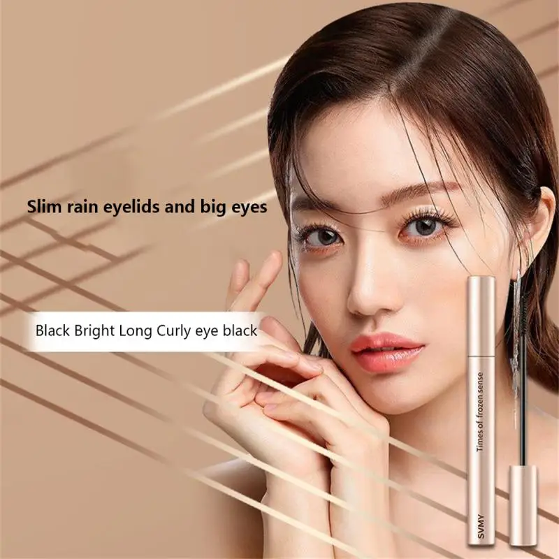 

SVMY Genuine Mascara Waterproof Sweat-proof Not Easy To Sainty Long Thick Curling Small Brush Head Black Makeup Women Cosmetics