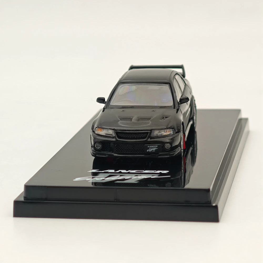1/64 Hobby Japan Lancer GSR Evolution VI (CP9A) 1999 с грязевым клапаном Pyrenees Black (P) HJ 642033 Коллекция литых
