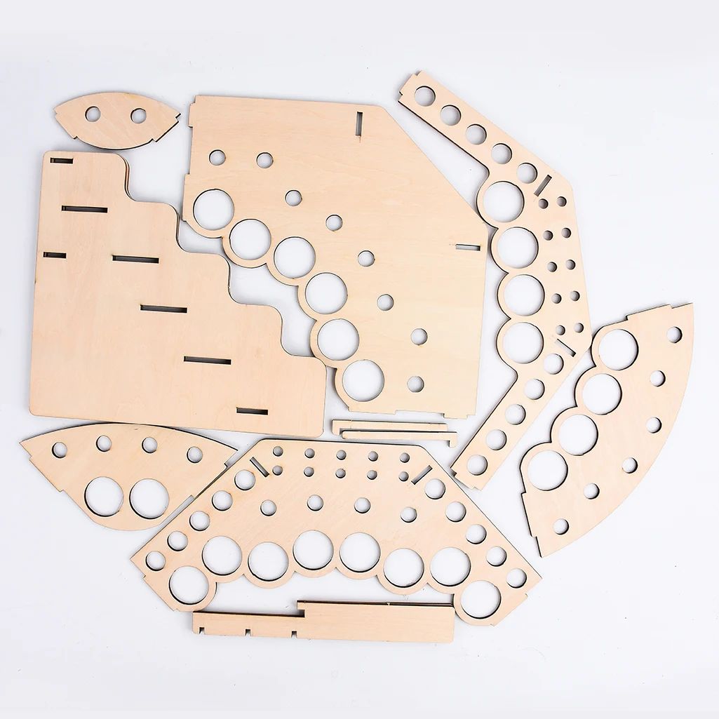 Деревянная стойка для инструментов подставка кистей рисования чернилами