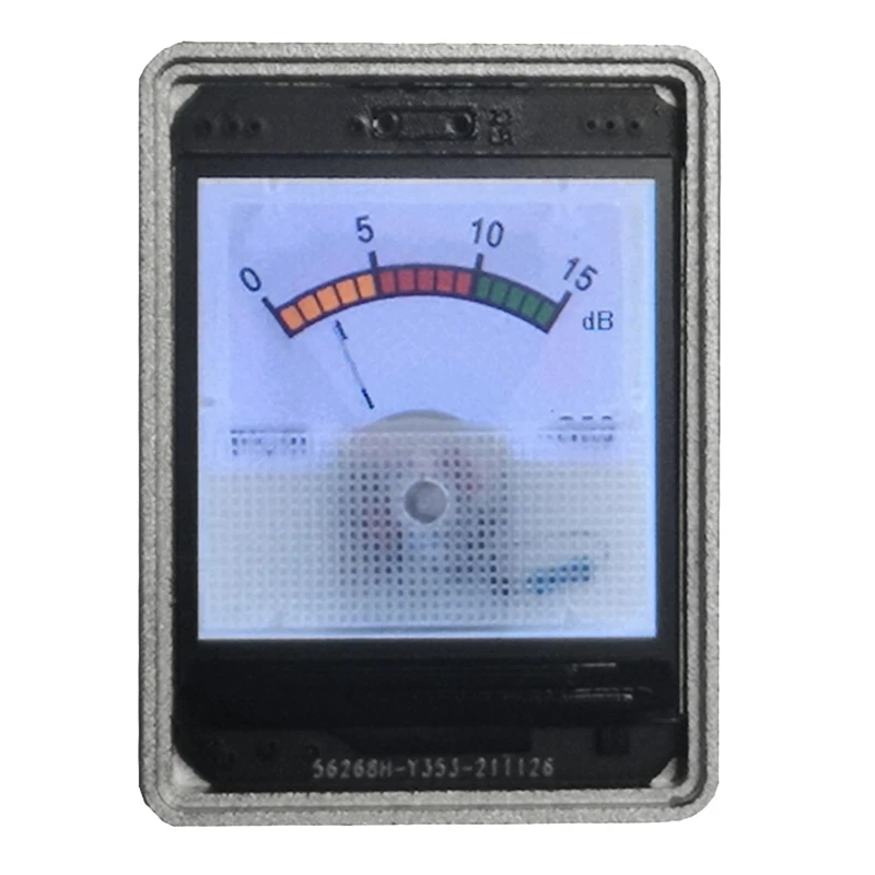

1 Pcs Voice Activated 1.3 Inch Music Spectrum VU Meter Aluminum Alloy Shell Rechargeable Version