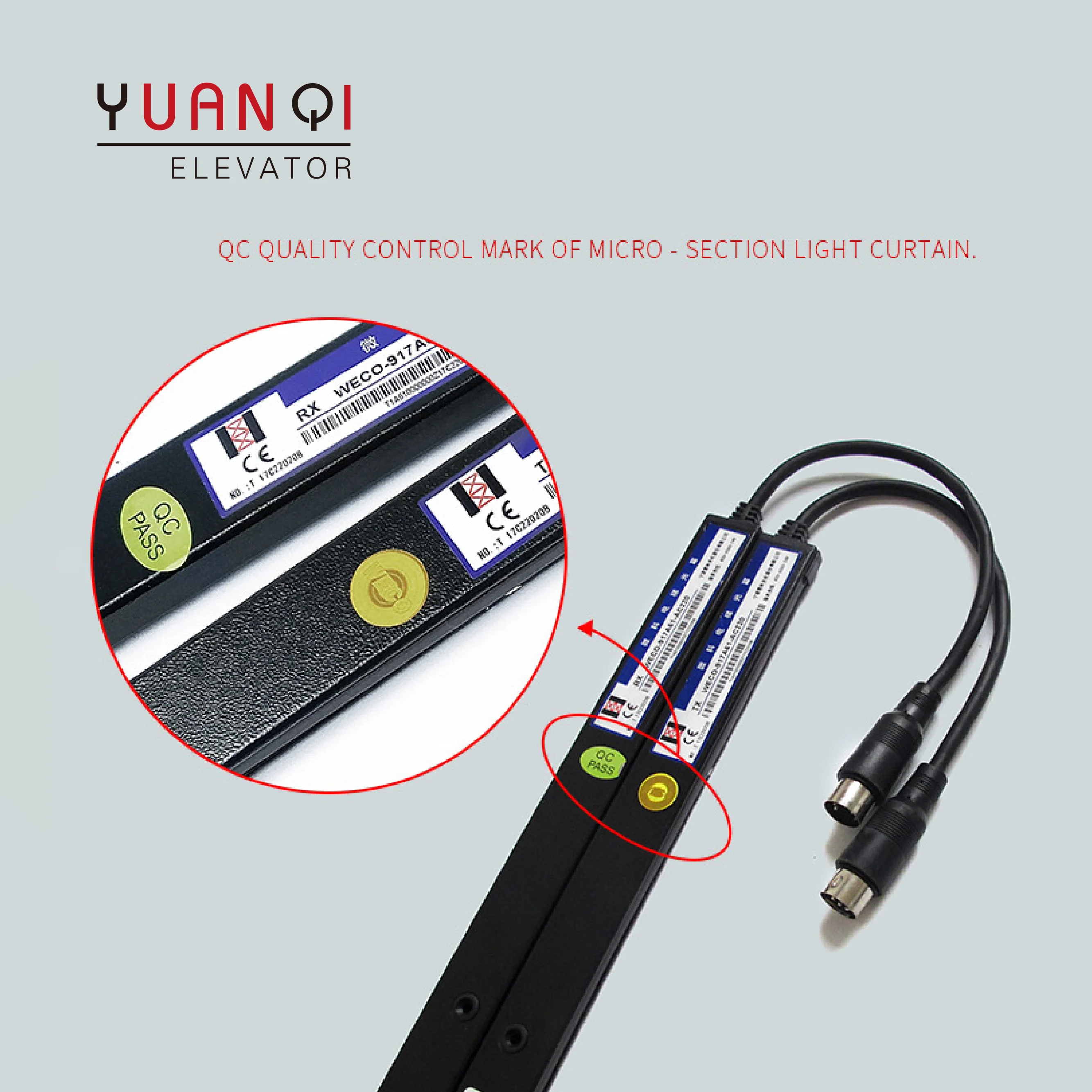 Датчик WECO 917A71-AC220 датчик двери лифта детектор безопасная фотонавеска