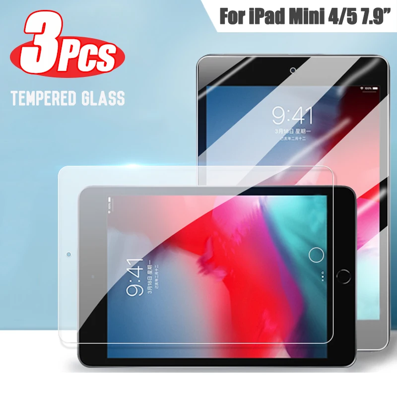 Закаленное стекло 9H для защиты экрана iPad Mini 4 A1538, стекло Mini 5 2019 7,9 'A2125 A2124 A2133, защитная пленка против царапин