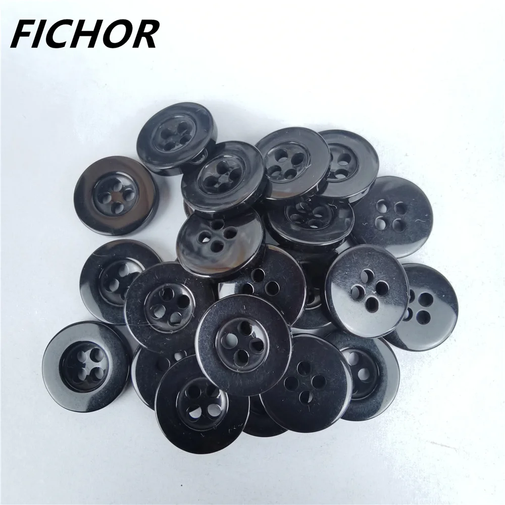 30/50 шт., круглые пуговицы из смолы, 12,5 мм