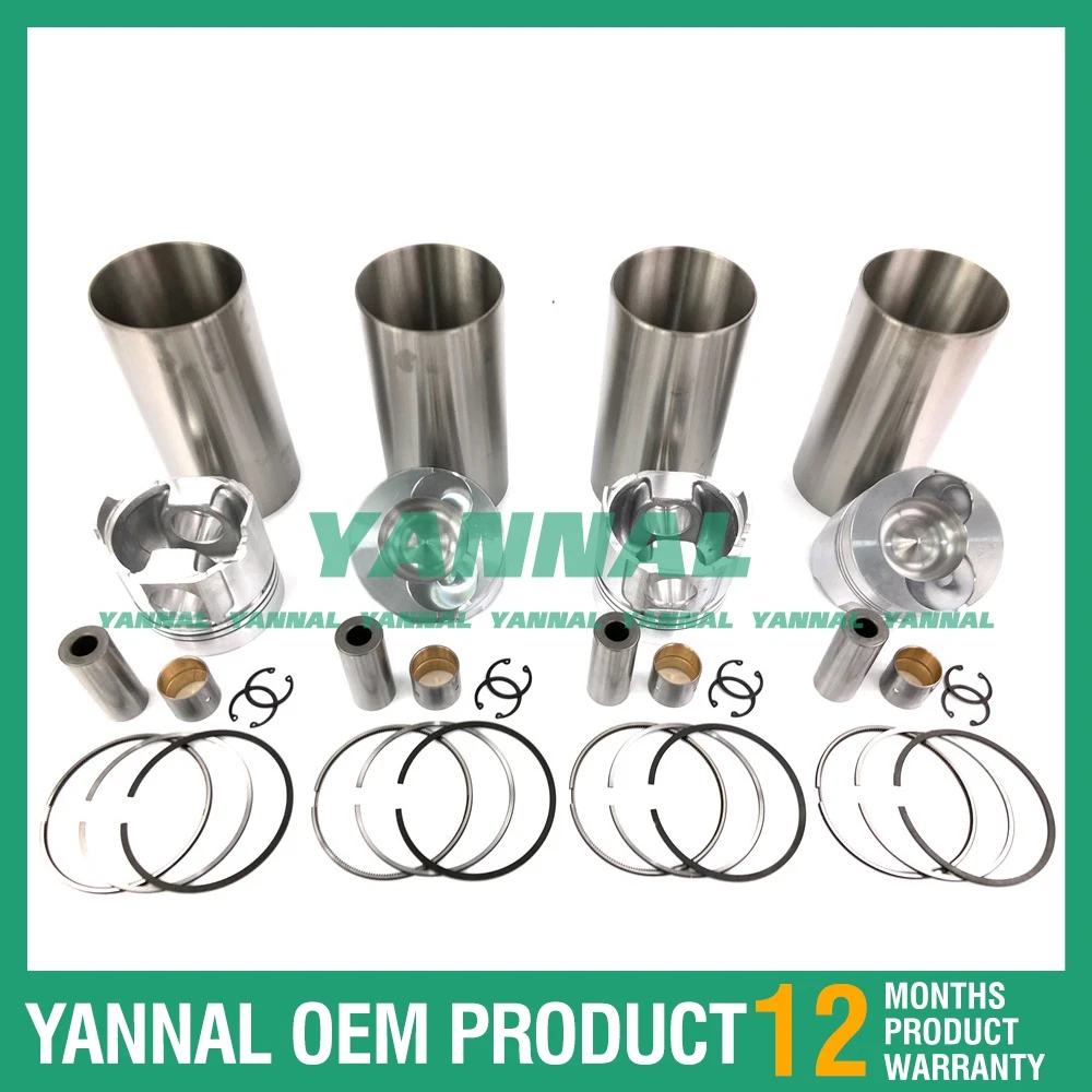 Комплект гильз цилиндра для двигателя Yanmar 4TN100