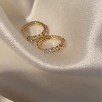 fashion earrings 2022 korean jewelry temperament new design earrings buckle french earrings gold hoop earrings sets for women