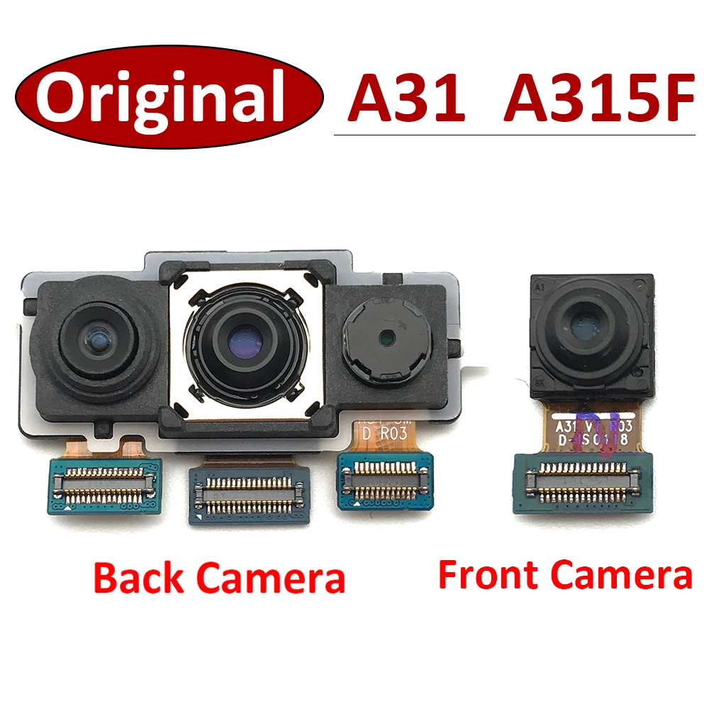 Модуль задней камеры Samsung Galaxy A31 A315 A315F, гибкий кабель и сменная фронтальная камера, оригинал