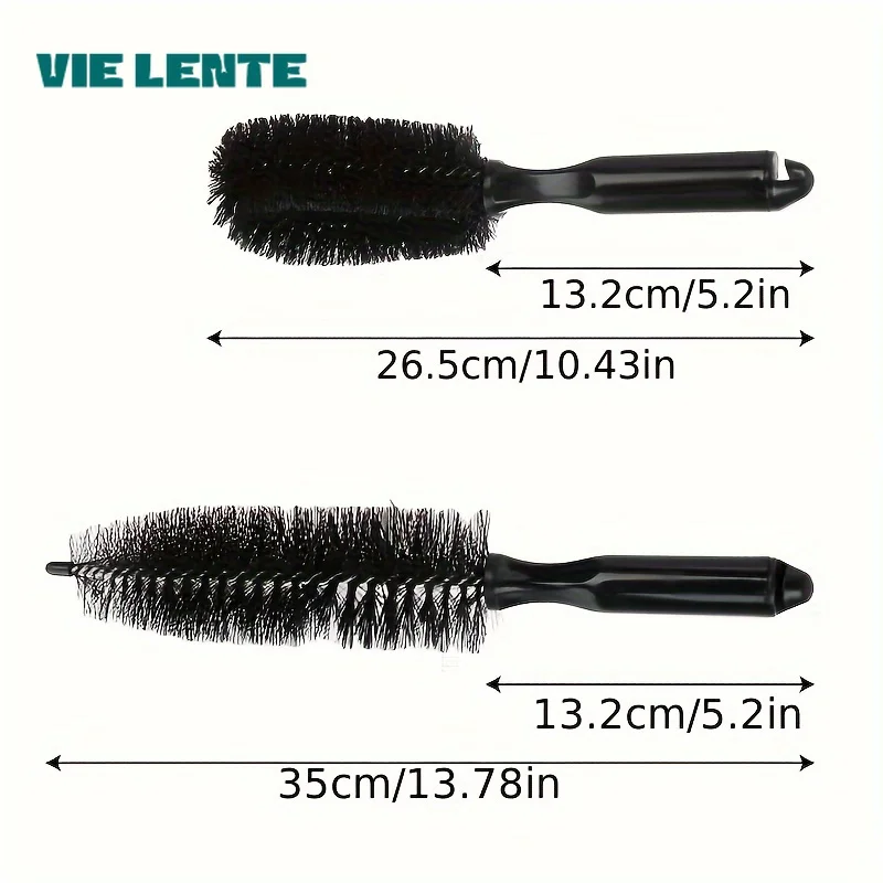 

2 Упаковки Щеток Для Чистки Колес Автомобиля, Многофункциональная Щетка Для Удаления Пыли Для Чистки Автомобильных Дисков