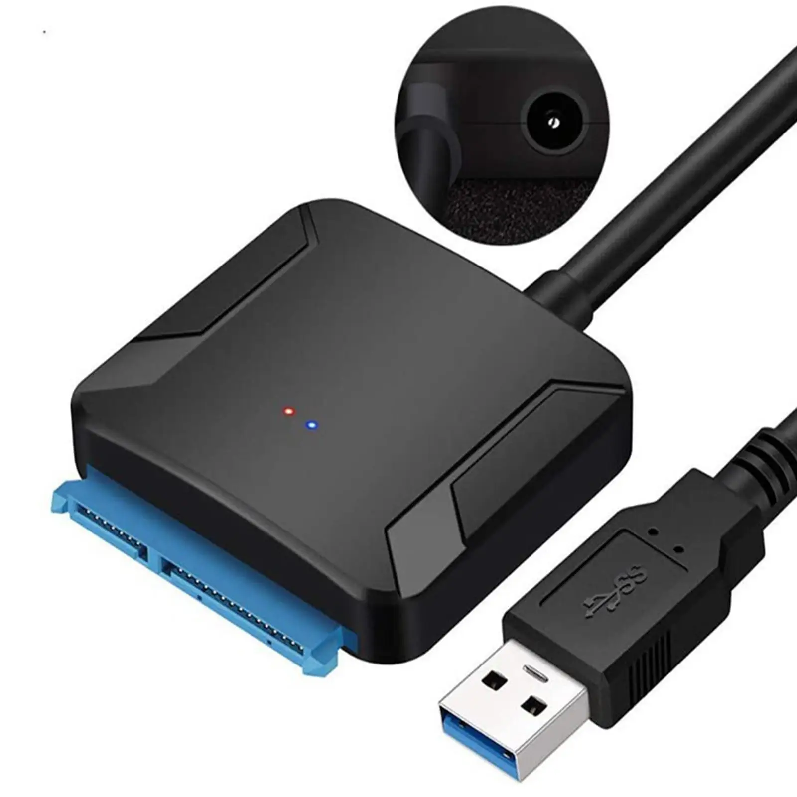 

Кабель-адаптер SATA-USB 3,0 для внешнего жесткого диска 3,5/2,5 дюйма