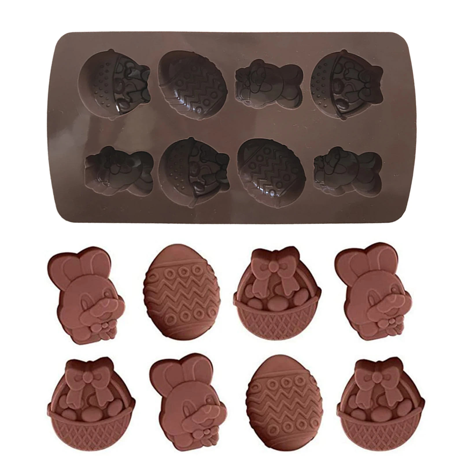 

Форма для шоколада в виде пасхальных яиц