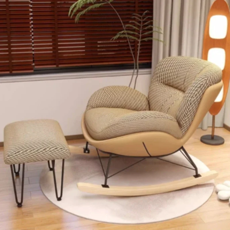 Фланелевое современное кресло с откидной спинкой комфортный дизайн балкон