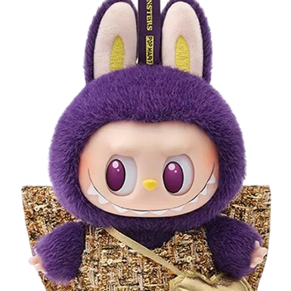 Рождественская фиолетовая плюшевая кукла подвесное украшение брелок кавайный