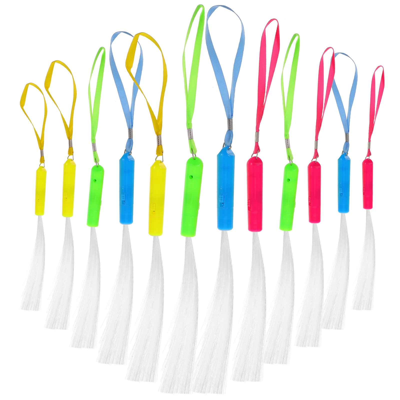 

12PCS Flash Sticks Light Up Fiber Optic Stick Glow Stick Light Up Toys