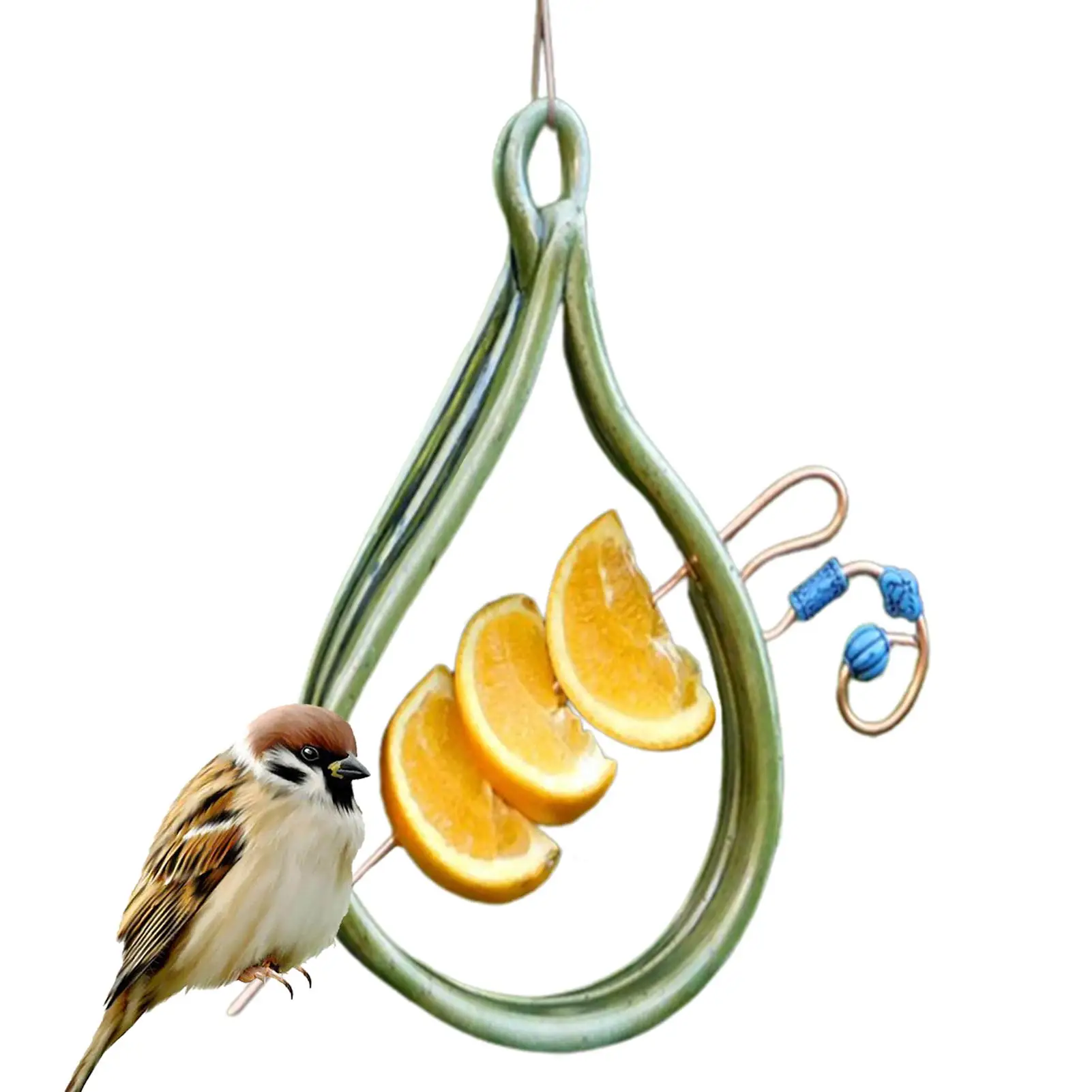 

Bird Food Holder Parrot Fruit Feeder Metal Fruit Vegetable Stick For Cage Treating Tool Vegetable Fruit Feeder Bird Treat Skewer