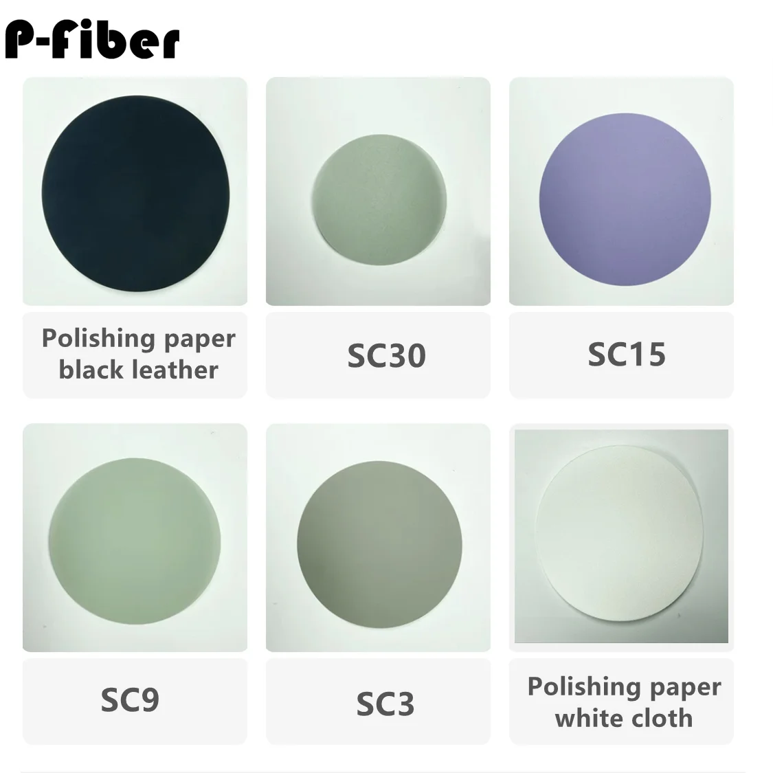 10pcs optical fiber polishing film for MPO dia 5