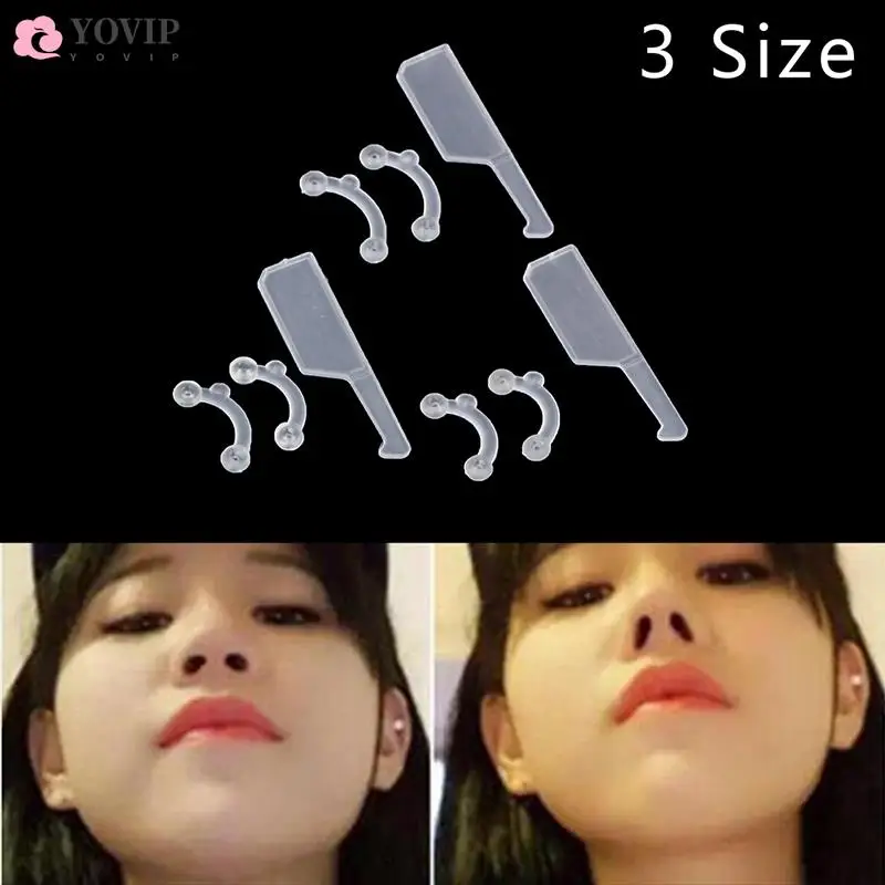 

6PCS 3 Sizes Beauty Nose Up Lifting Bridge Shaper Massage Tool No Pain Nose