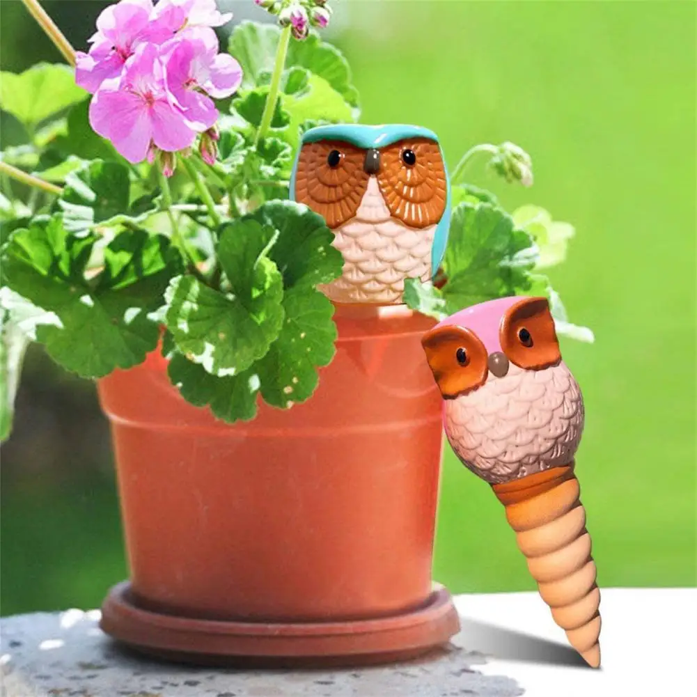 

6 шт., керамические капельницы для полива в форме совы