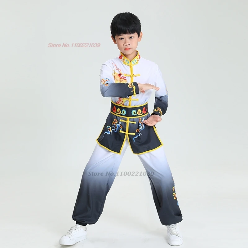 2024 китайский детский костюм ушу для боевых искусств униформа кунг-фу