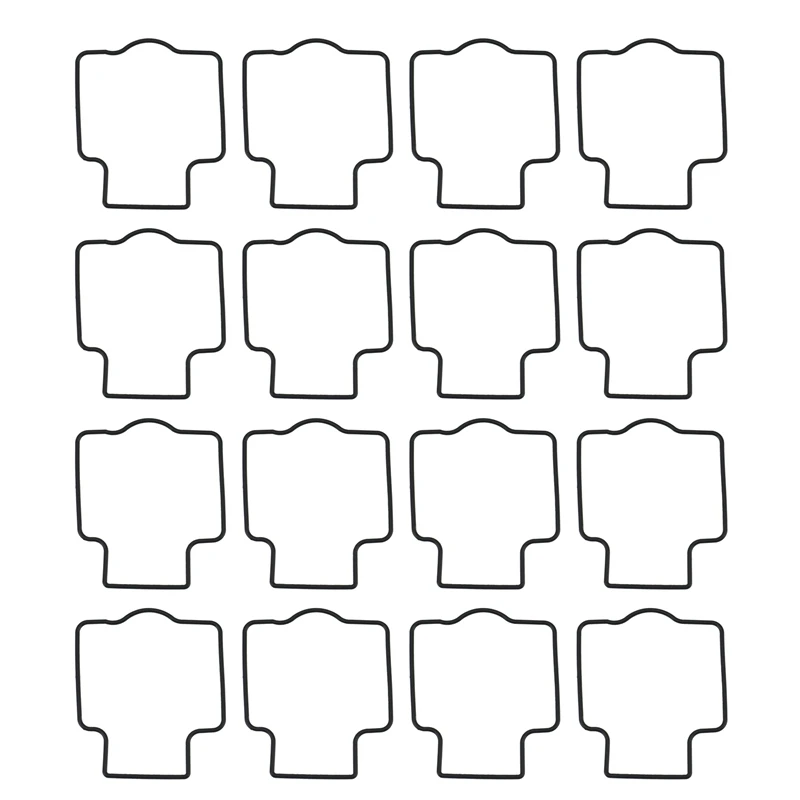 For Kawasaki ZXR750H STINGER ZXR600 ZZR1100G ZZR1200C ZZR600D ZZR600E ZX600E Carburetor Repair Bottom Shell Gasket 16 Pc