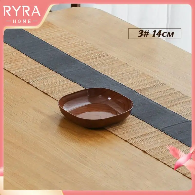 

Fruit Dessert Cake Snack Candy Lightweight And Durable Snack Plate Wood Serving Wooden Bowls Square Plate Kitchen Accessories