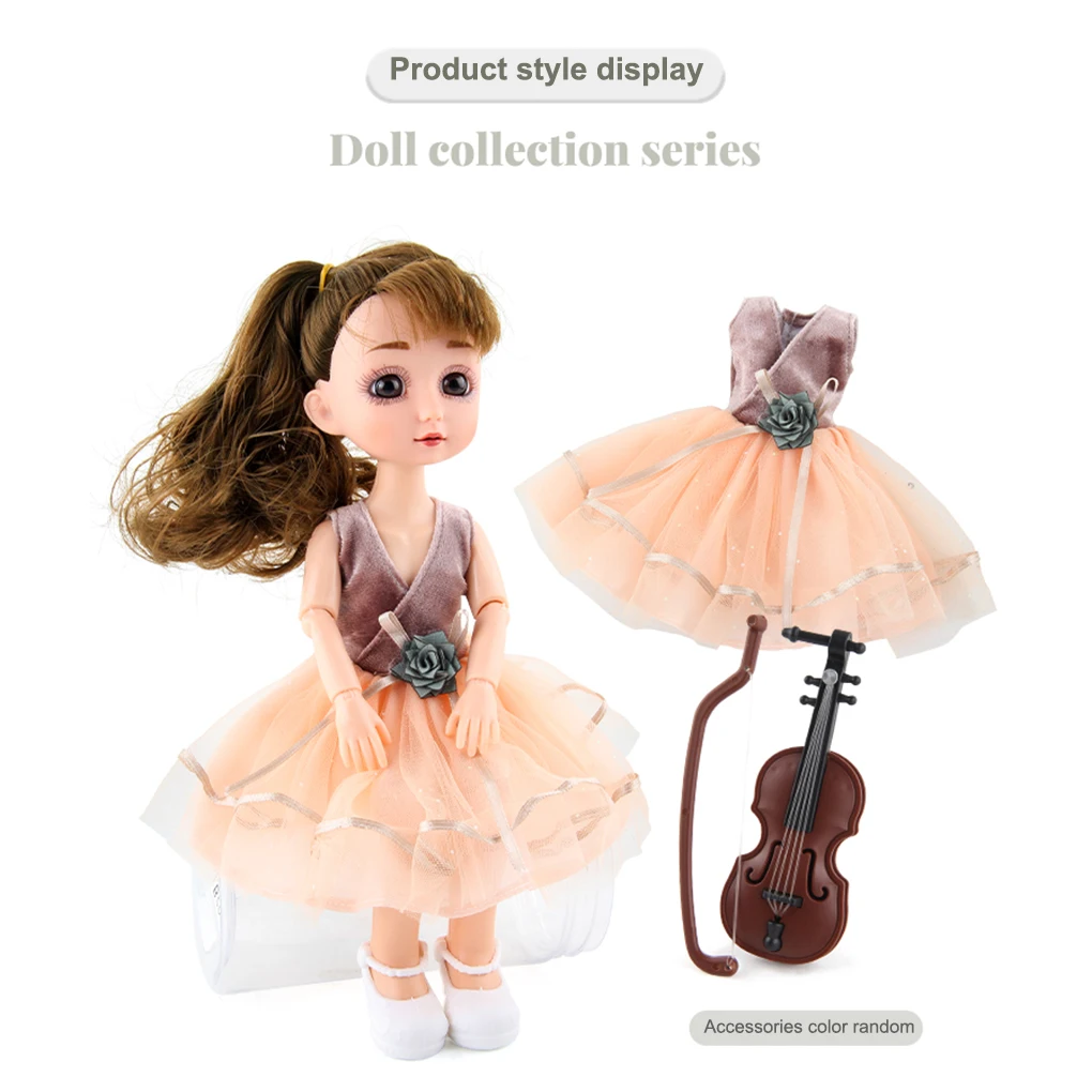 

Маленькая кукла для девочек, оригинальная подвижная детская игрушка для подарка на день рождения