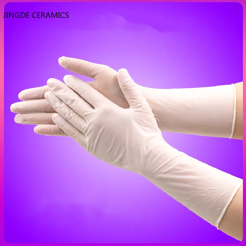 

Утолщенные многофункциональные водонепроницаемые резиновые латексные перчатки из пвх 20 шт., одноразовые рабочие перчатки, домашние кухонные приспособления