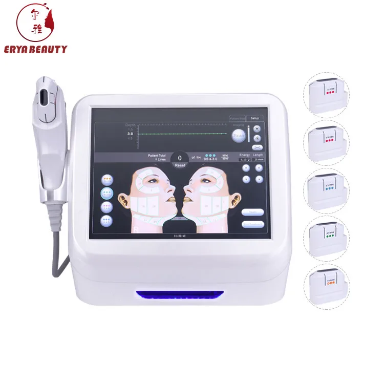 

Portable 10000 Shots 3 5 Cartridges Ultrasound Therapy Skin Tightening Body Shaping Haifu Face Lifting V Max Hi Fu Equipment
