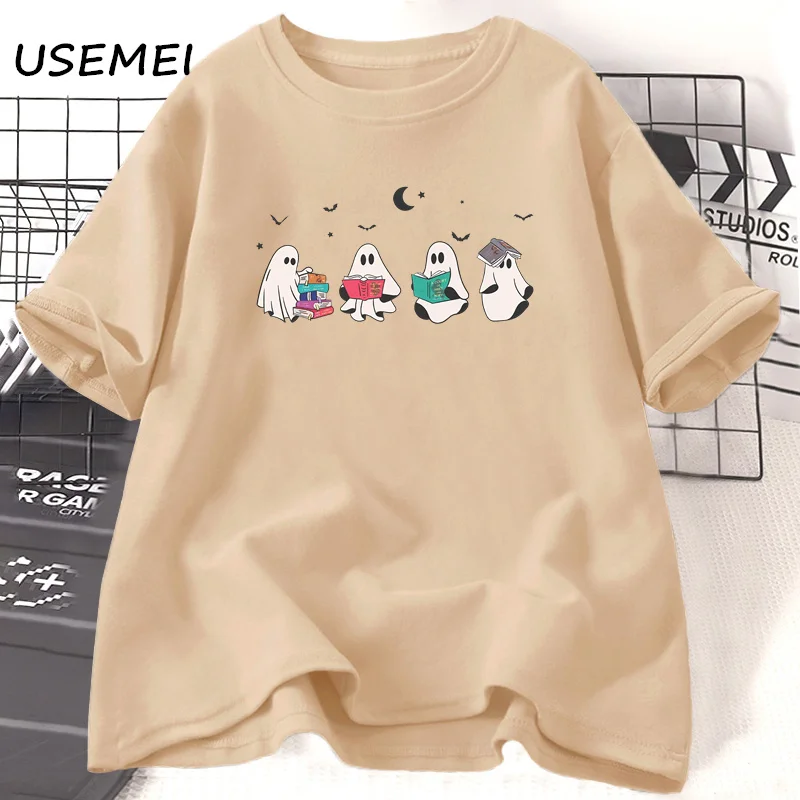 Футболка Acotar Ghost Halloween с книжным призраком Трон стекла Book SJM Футболки для чтения